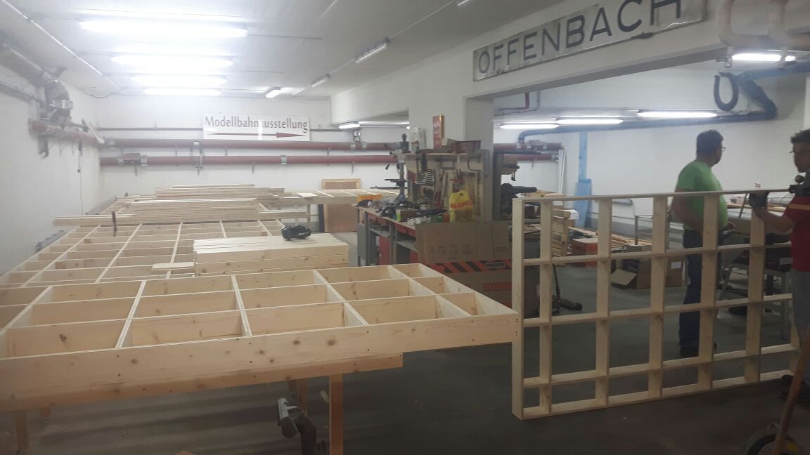 Bilder Anlage Mühlheim - Rahmenbau