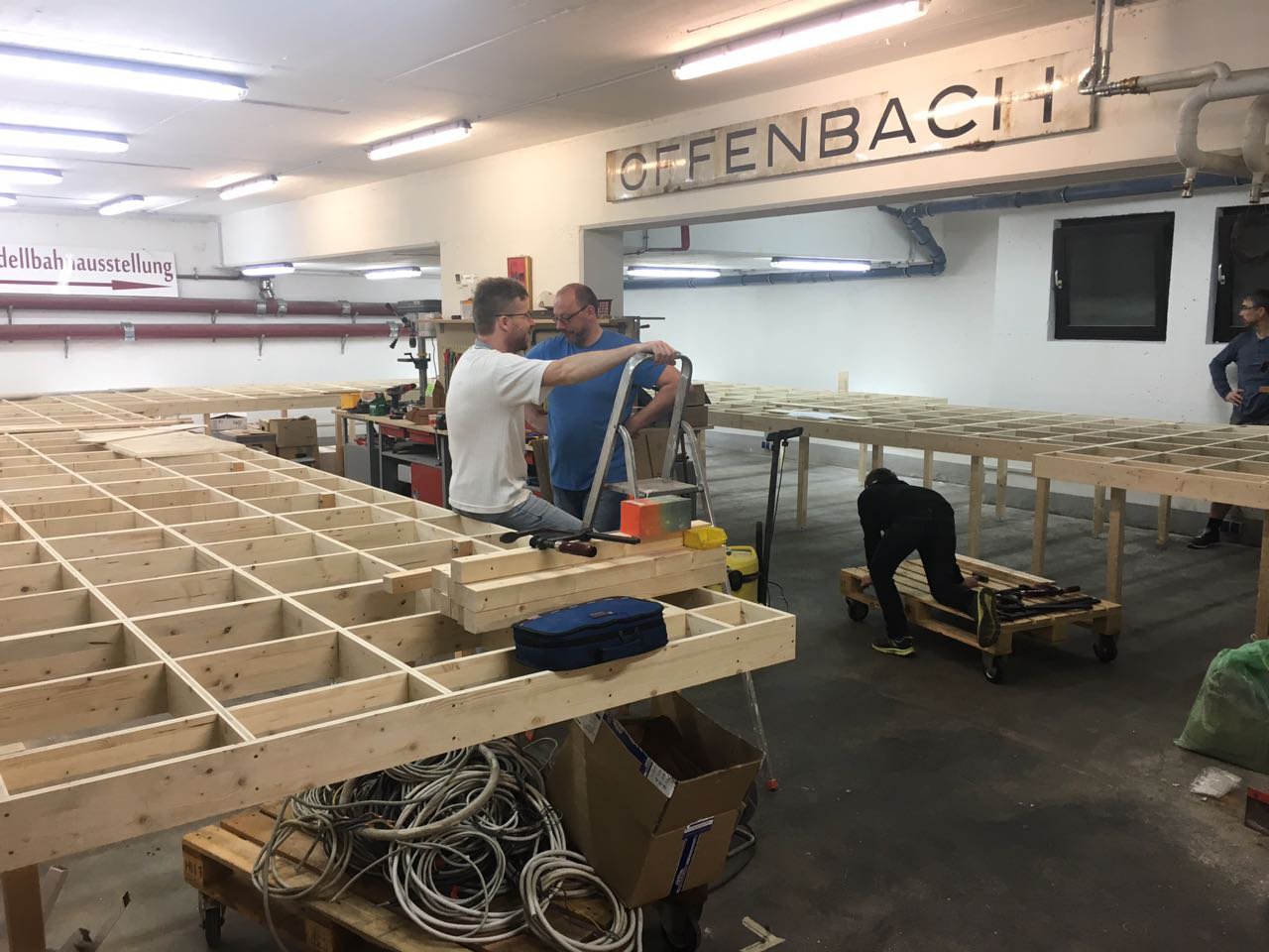 Bilder Anlage Mühlheim - Rahmenbau