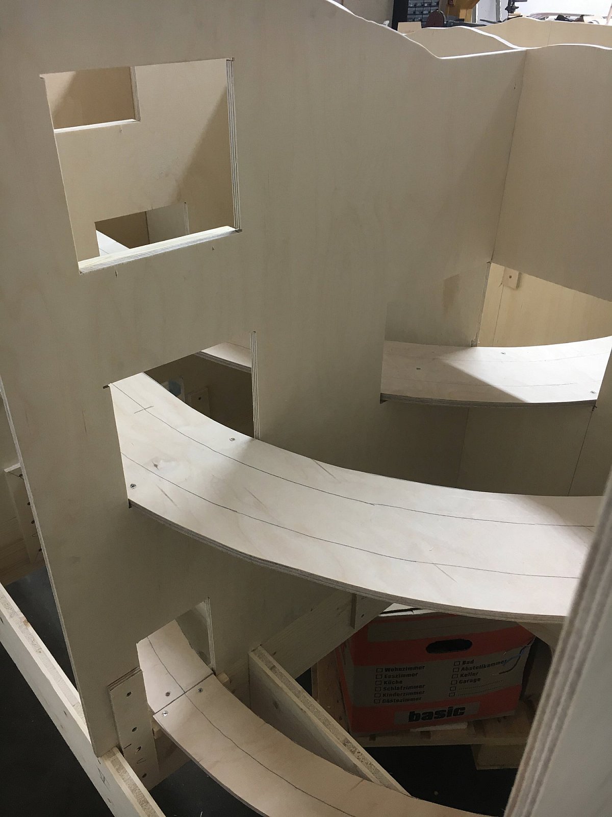 Bilder Anlage Mühlheim - Spantenbau