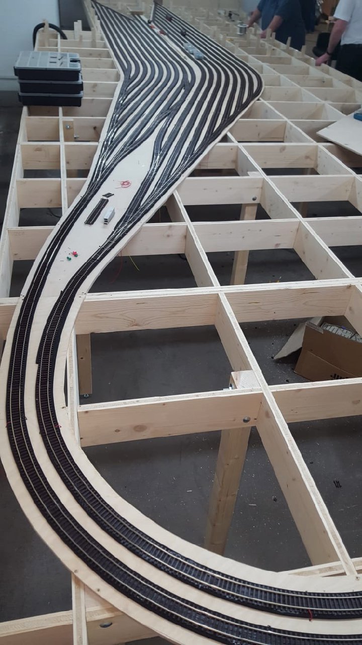 Bilder Anlage Mühlheim - Gleisbau