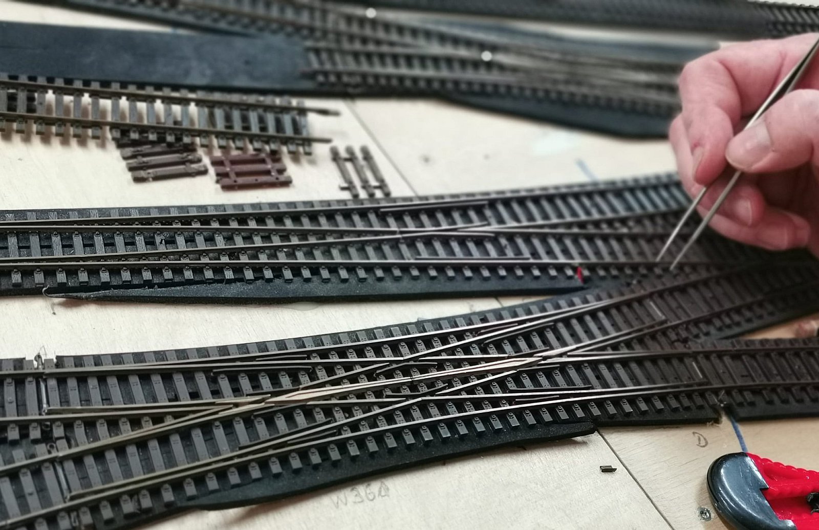 Bilder Anlage Mühlheim - Gleisbau