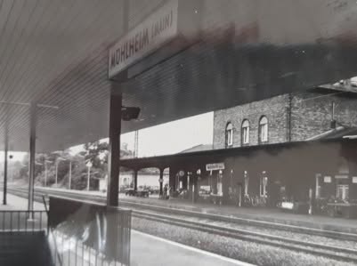 Vorbildaufnahme des Mühlheimer Bahnhofs
